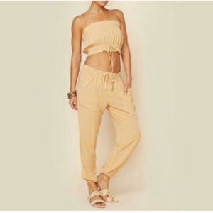 NWT Blue Life orange joggers